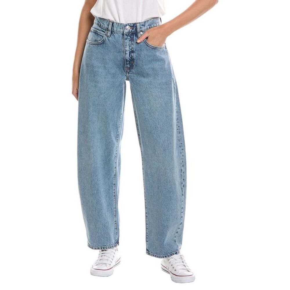 Frame Denim Womens Frame Low Slung Dollhouse Barrel Jean